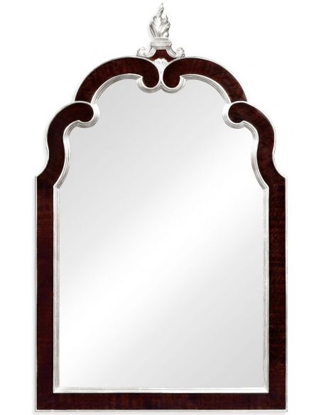 Gilded hanging mirror