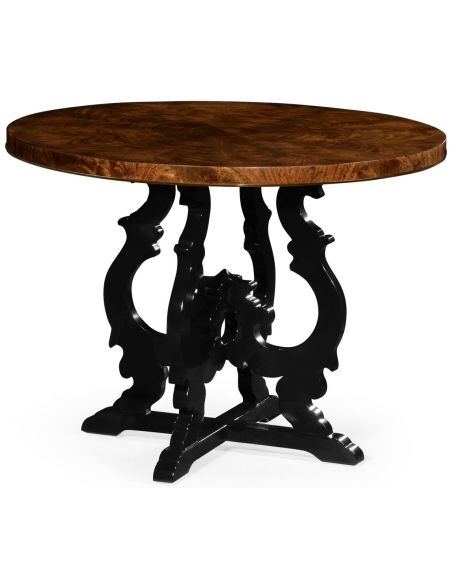 Brown mahogany center table