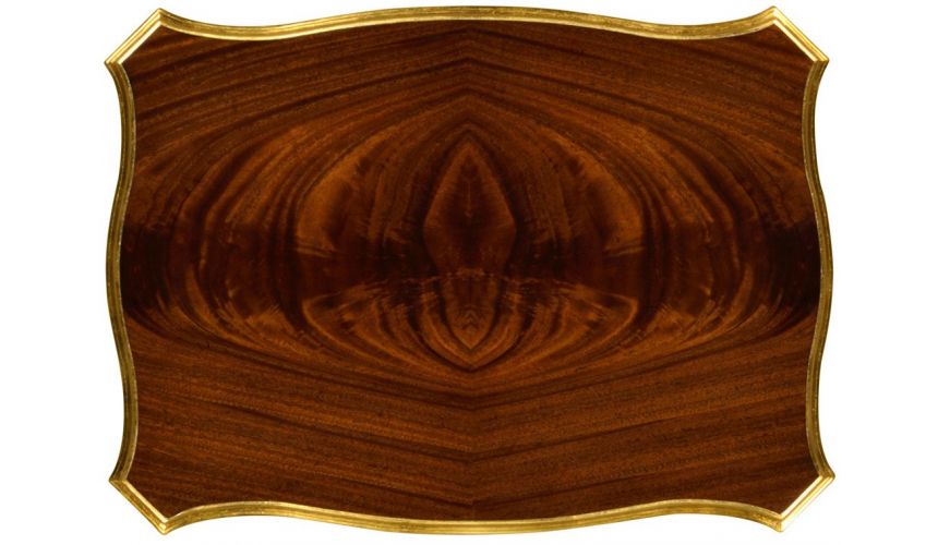 TABLES - SIDE, LAMP & BEDSIDE Nesting tables with gilt carved detailling