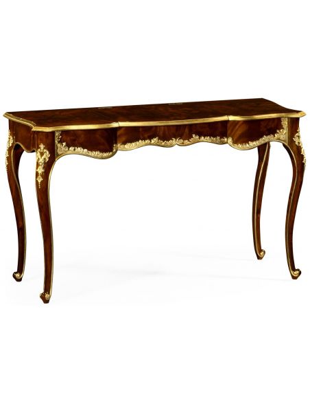 Dressing table with gilt carved detailling