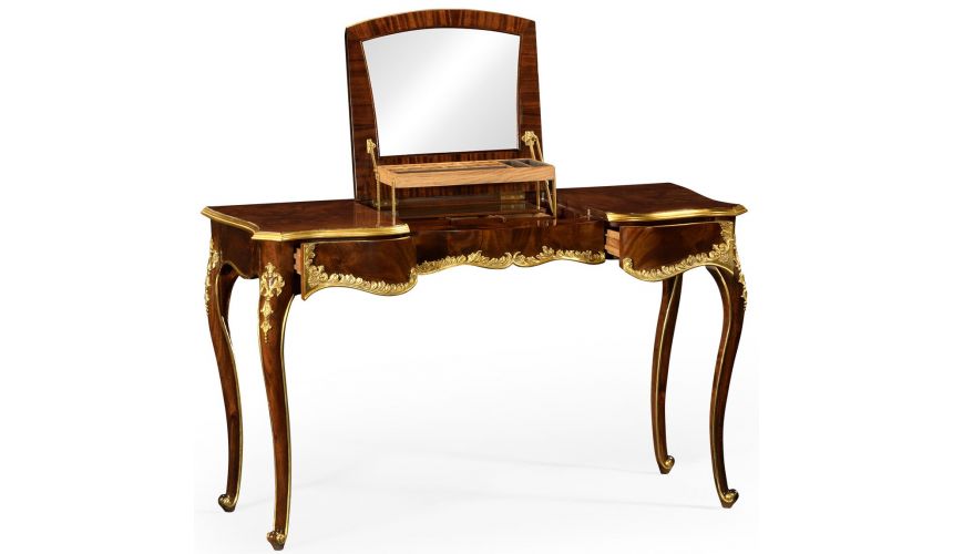 Dressing Vanities & Furnishings Dressing table with gilt carved detailling