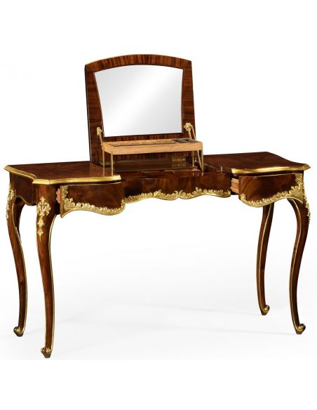 Dressing Vanities & Furnishings Dressing table with gilt carved detailling