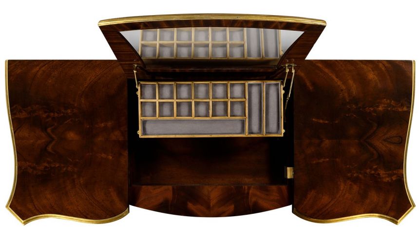 Dressing Vanities & Furnishings Dressing table with gilt carved detailling