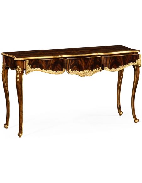 Console & Sofa Tables Console table with gilded carving