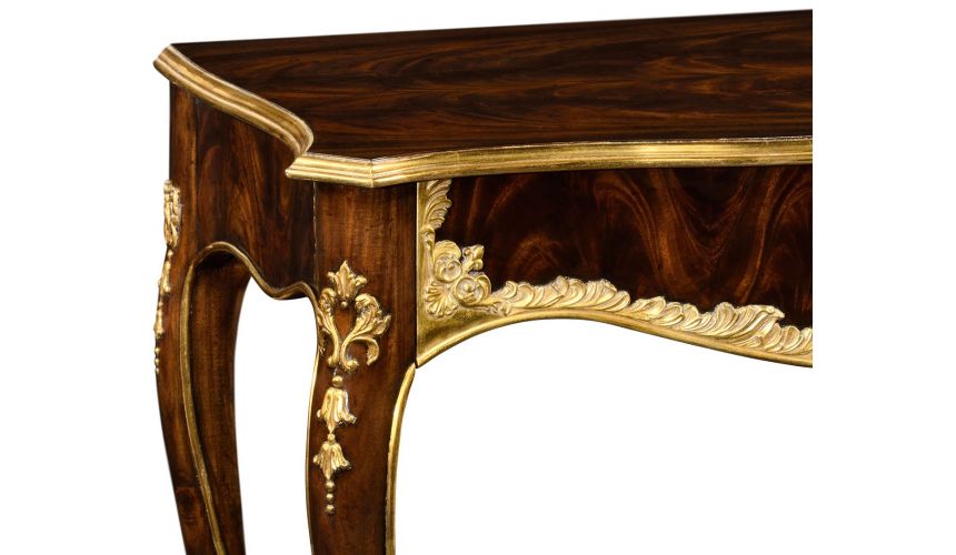 Console & Sofa Tables Console table with gilded carving
