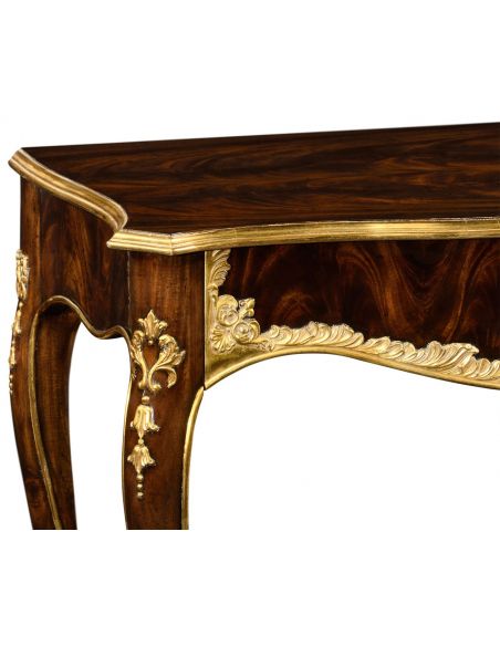 Console & Sofa Tables Console table with gilded carving