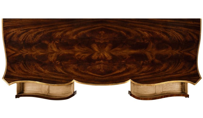 Console & Sofa Tables Console table with gilded carving