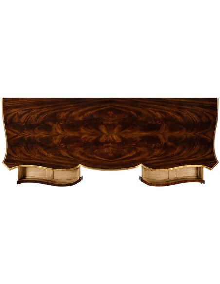 Console & Sofa Tables Console table with gilded carving