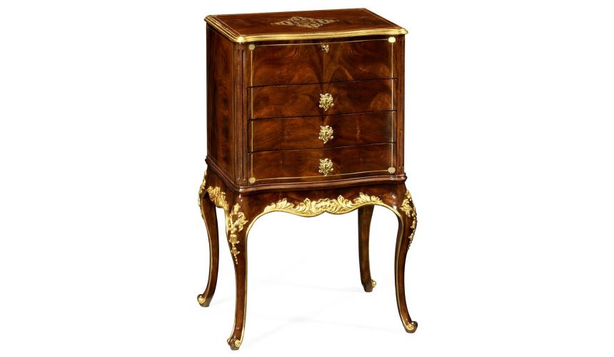 Dressing Vanities & Furnishings Jewelry cabinet with gilt carved detailing