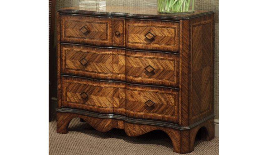 Chest of Drawers Large argentinian walnut chest of drawers