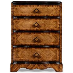 Chest of Drawers Small chest with decorative argentinian walnut veneer 2