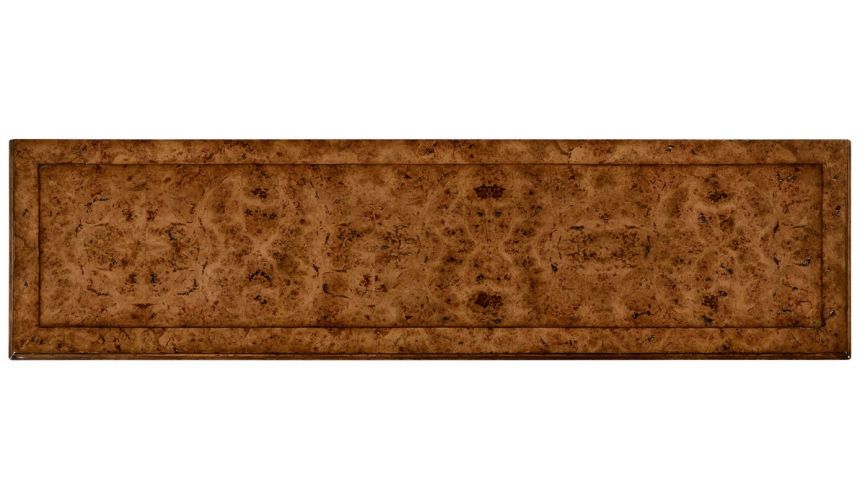 Bookcases George II style burl oak bookcase