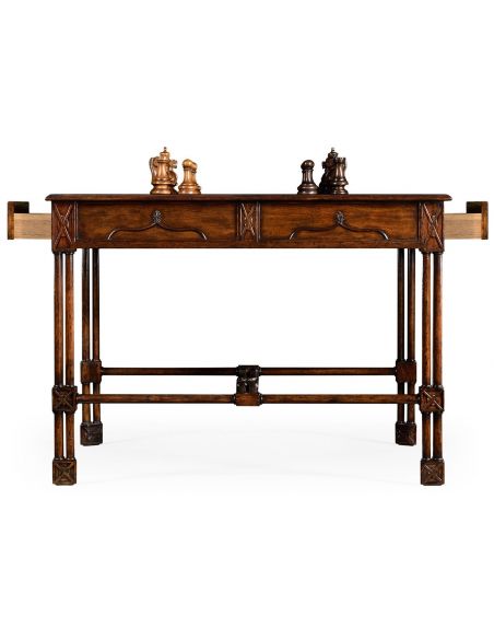 Game Card Tables & Game Chairs Chippendale gothic games table (large)