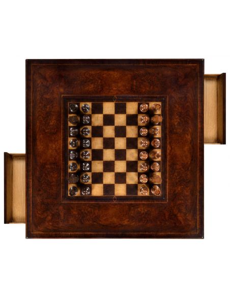 Game Card Tables & Game Chairs Chippendale gothic games table (large)