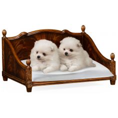 LUXURY BEDROOM FURNITURE Mahogany veneer dog bed