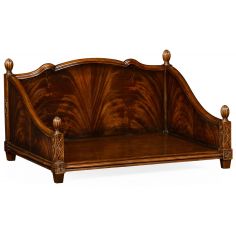 LUXURY BEDROOM FURNITURE Mahogany veneer dog bed 2