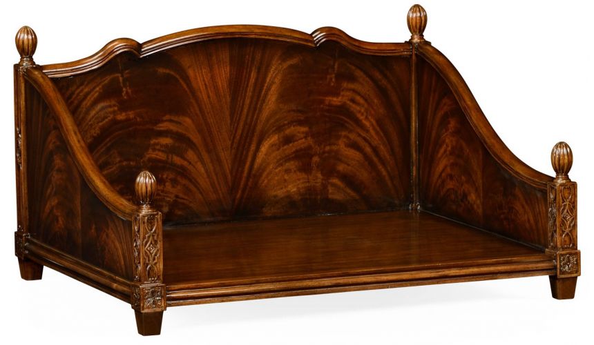 LUXURY BEDROOM FURNITURE Mahogany veneer dog bed
