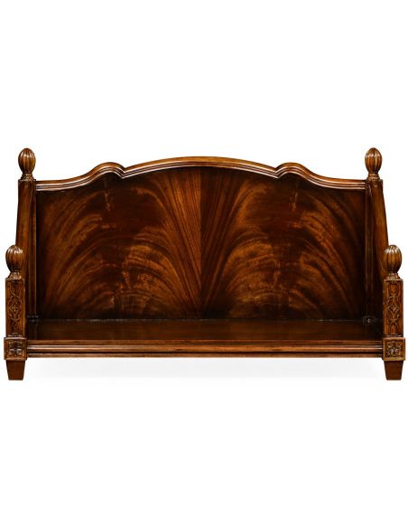 LUXURY BEDROOM FURNITURE Mahogany veneer dog bed