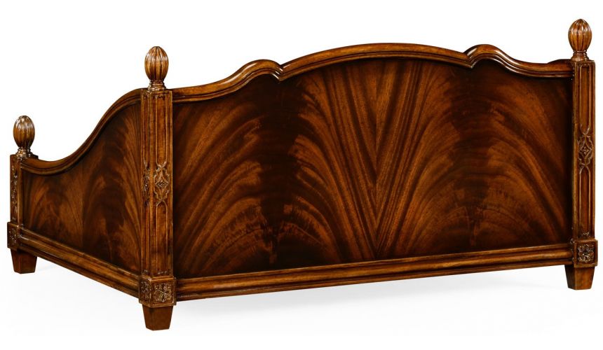 LUXURY BEDROOM FURNITURE Mahogany veneer dog bed