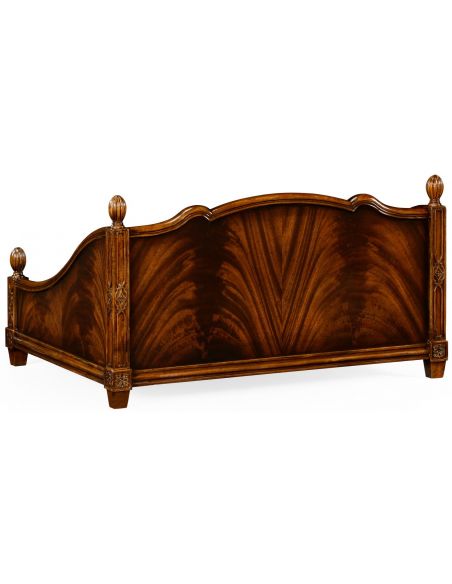 LUXURY BEDROOM FURNITURE Mahogany veneer dog bed