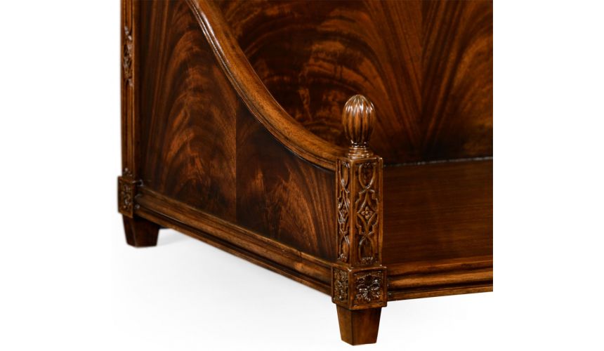 LUXURY BEDROOM FURNITURE Mahogany veneer dog bed