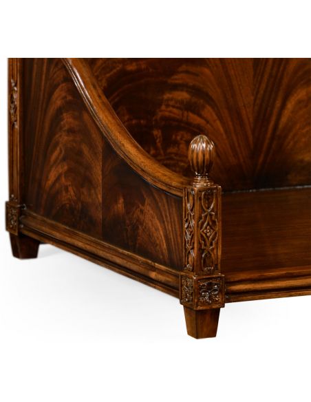 LUXURY BEDROOM FURNITURE Mahogany veneer dog bed