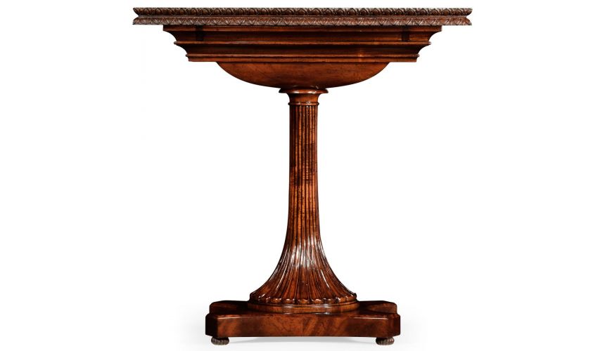 Game Card Tables & Game Chairs William IV mahogany games table with secret storage