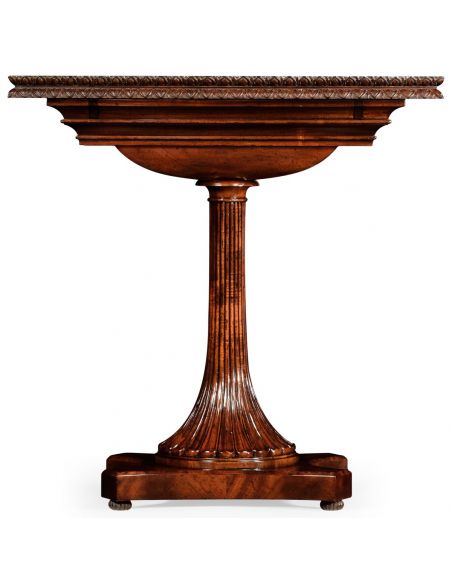 Game Card Tables & Game Chairs William IV mahogany games table with secret storage