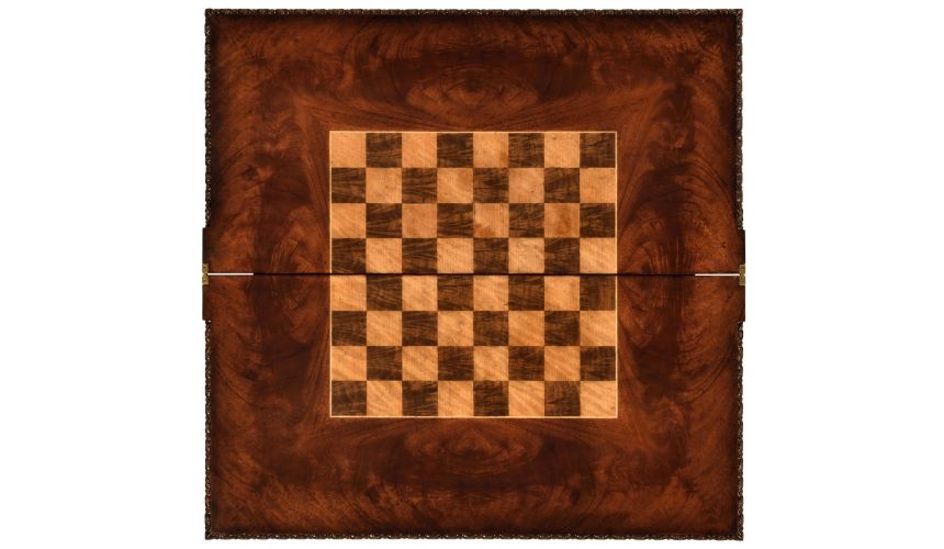 Game Card Tables & Game Chairs William IV mahogany games table with secret storage