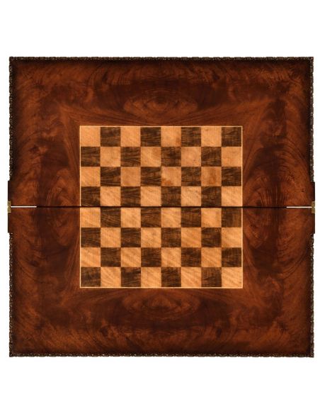 Game Card Tables & Game Chairs William IV mahogany games table with secret storage