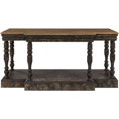 Console & Sofa Tables Distressed Oak Console Table