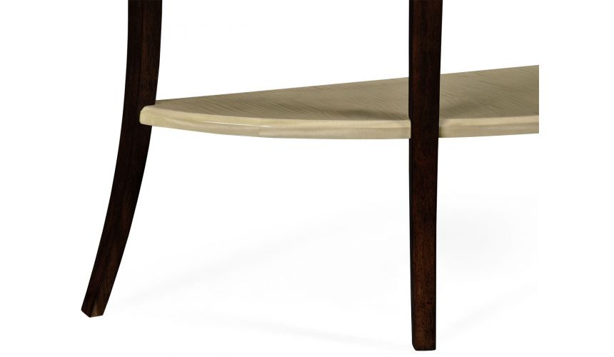 Console & Sofa Tables Opera Art Deco large demilune console table