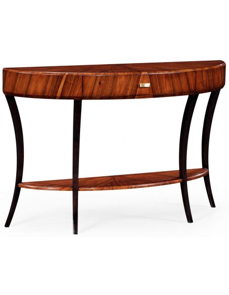 Console & Sofa Tables Opera Art Deco large demilune console table