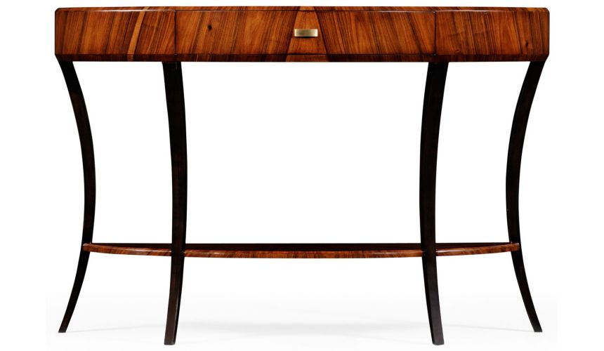 Console & Sofa Tables Opera Art Deco large demilune console table