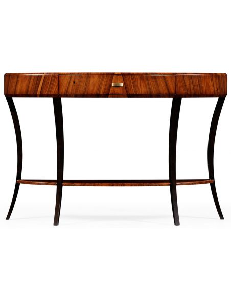Console & Sofa Tables Opera Art Deco large demilune console table