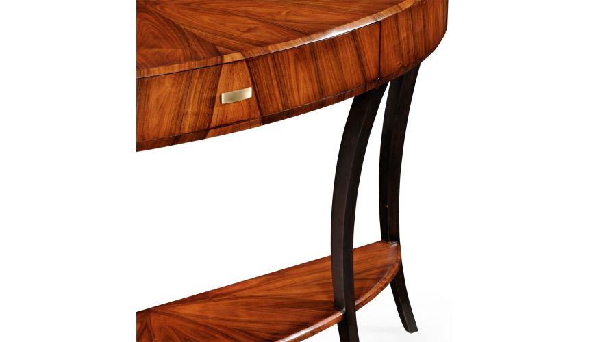 Console & Sofa Tables Opera Art Deco large demilune console table