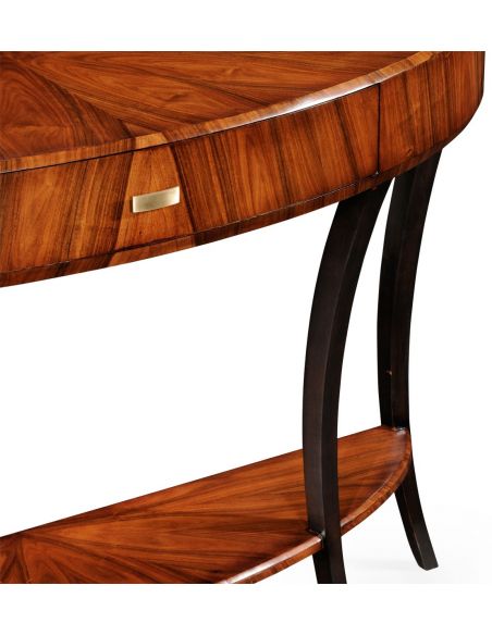 Console & Sofa Tables Opera Art Deco large demilune console table