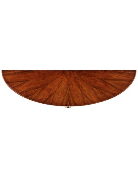Console & Sofa Tables Opera Art Deco large demilune console table