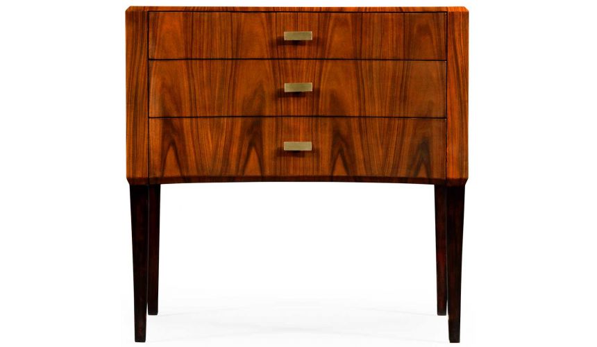 Chest of Drawers Art Deco curved chest of drawers