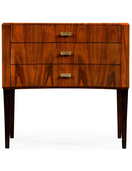 Chest of Drawers Art Deco curved chest of drawers