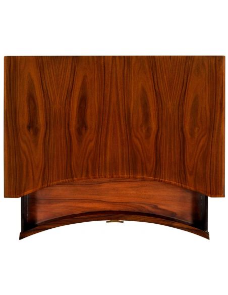 Chest of Drawers Art Deco curved chest of drawers