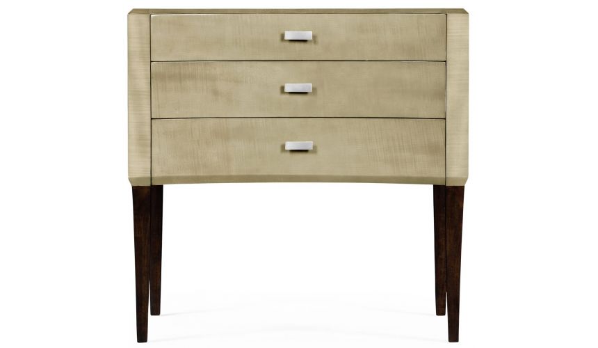 Chest of Drawers Art Deco curved chest of drawers