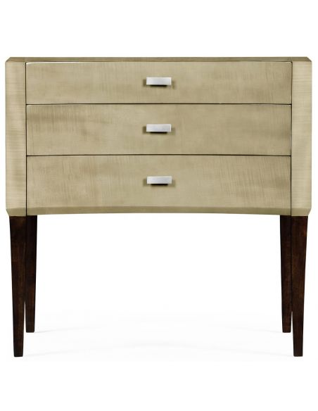 Chest of Drawers Art Deco curved chest of drawers