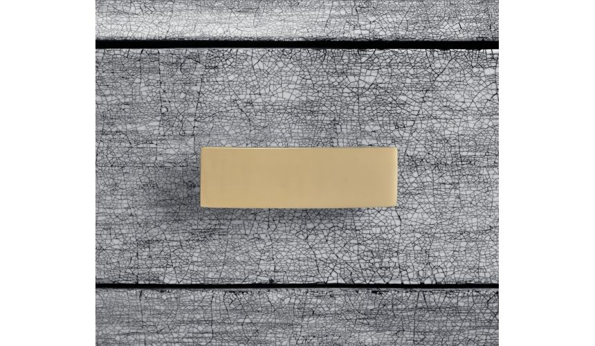 Foyer and Center Tables Art Deco round side table with drawer