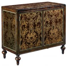 LUXURY BEDROOM FURNITURE Mirrored nightstand 2