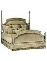 BEDS - Queen, King & California King Sizes Four post bed with intricate hand carved wooden details