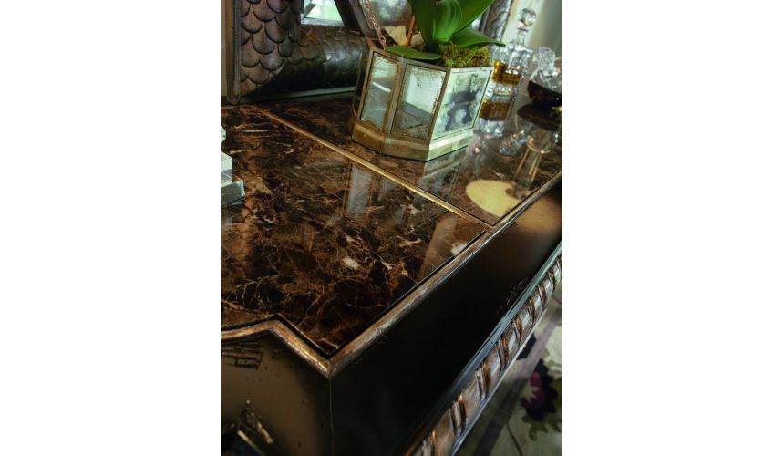 Breakfronts & China Cabinets Sideboard with intricate hand carved details