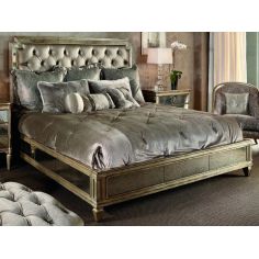 BEDS - Queen, King & California King Sizes Luxurious bed with chic tufted headboard 2
