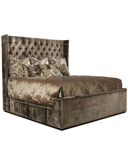 Luxury modern chic tufted bed