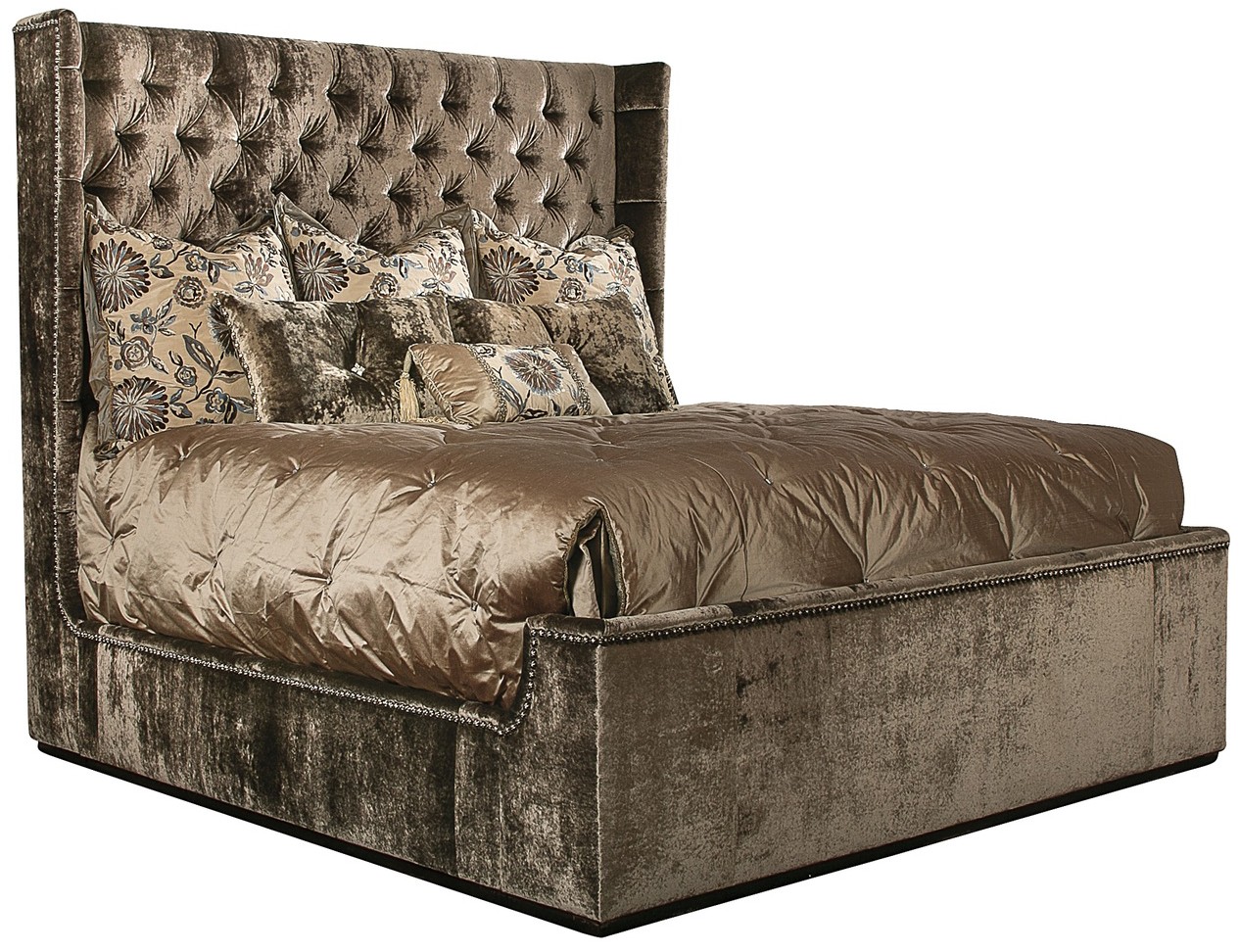 BEDS - Queen, King & California King Sizes Luxury modern chic tufted bed
